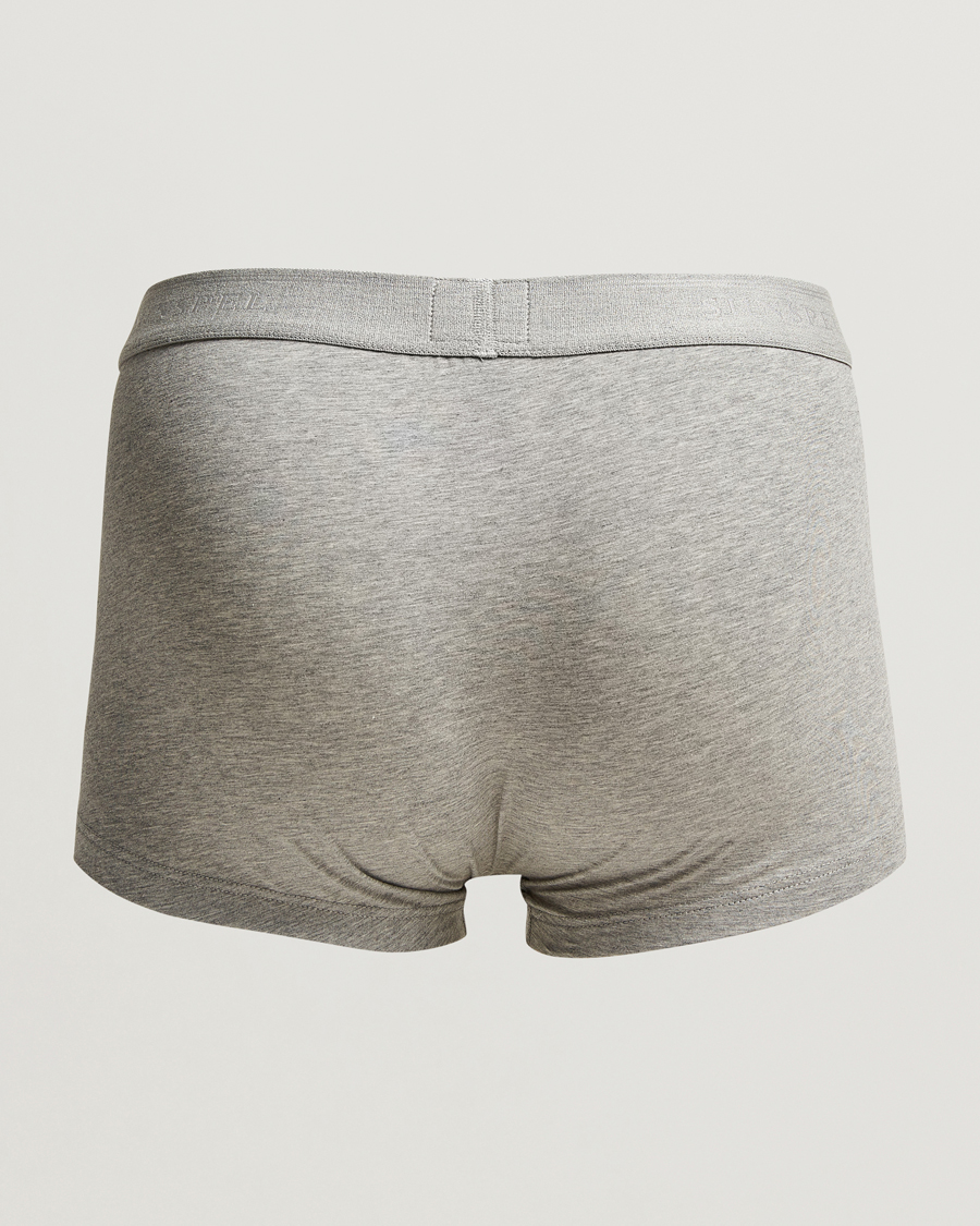 Herre |  | Sunspel | 3-Pack Cotton Stretch Trunk Grey