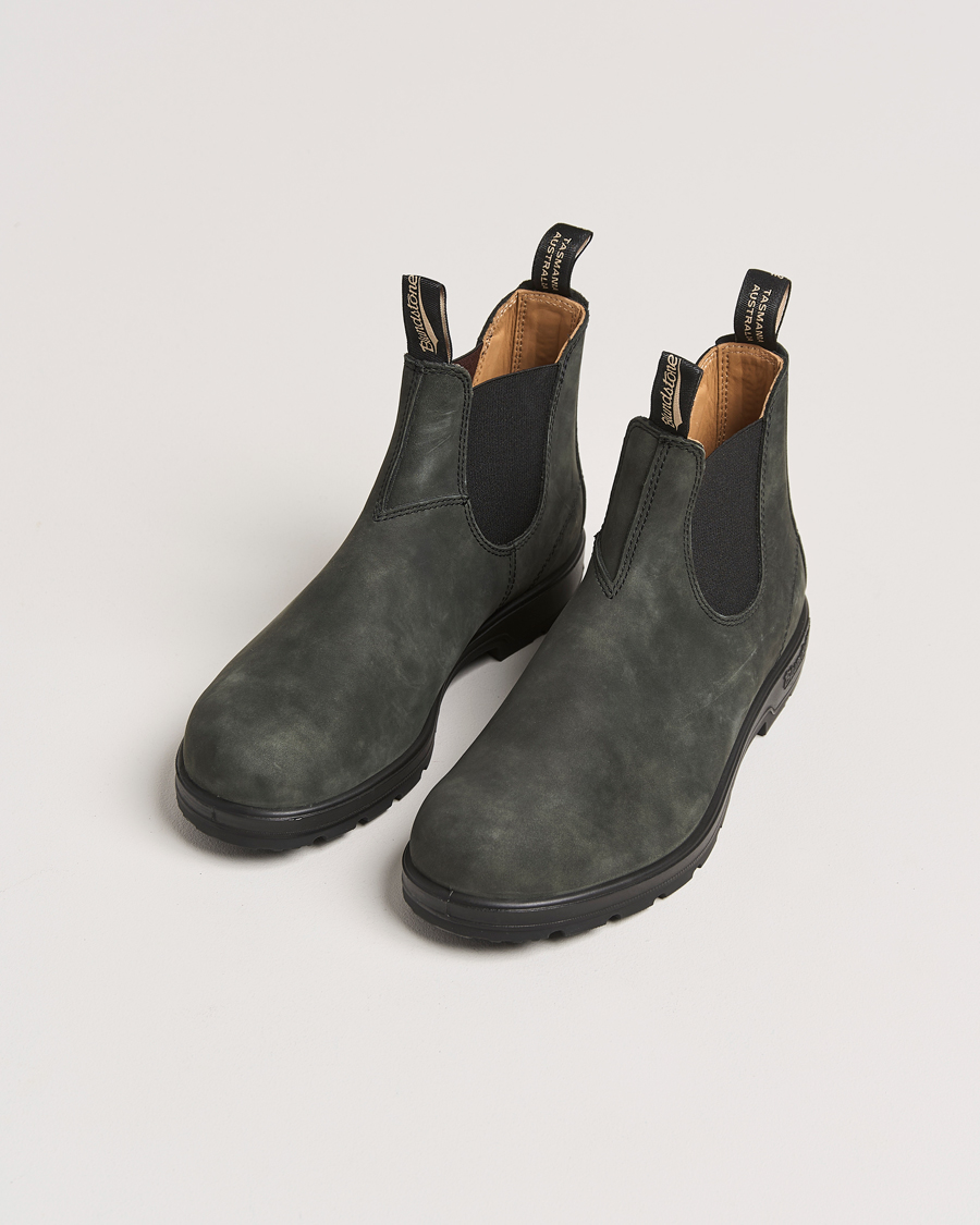 Herre | Business & Beyond - Casual | Blundstone | 587 Classic Leather Chelsea Boot Rustic Black