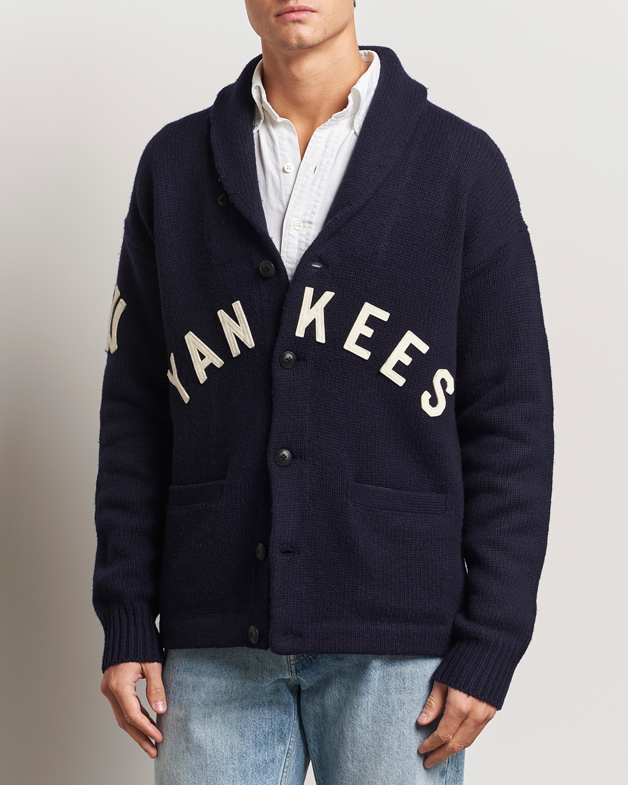 Herre |  | Polo Ralph Lauren | MLB Yankees Cardigan Aviator Navy Combo