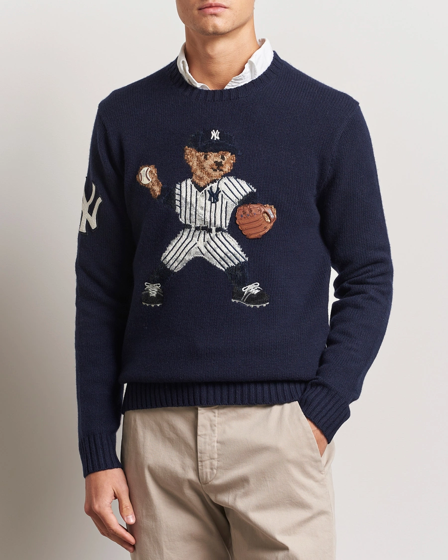 Herre |  | Polo Ralph Lauren | MLB Sweater Bear Navy Combo