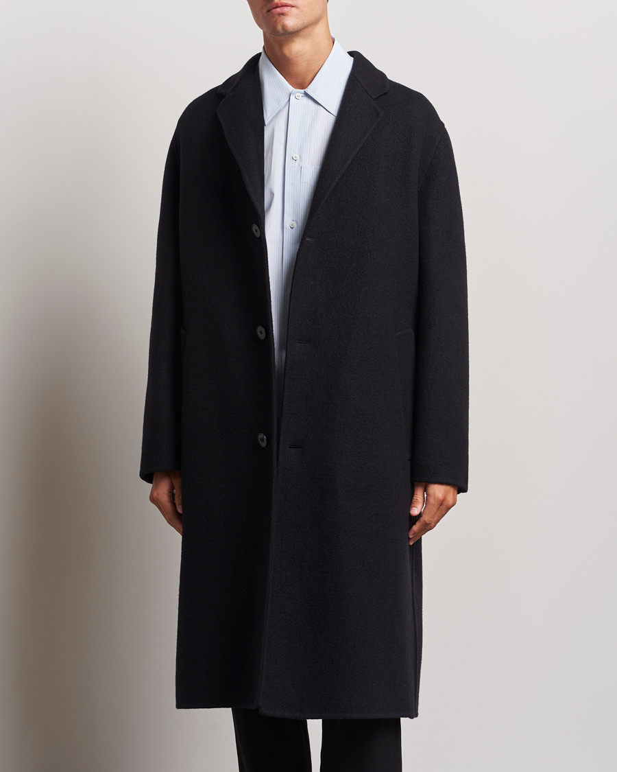Herre |  | Jil Sander | Felted Wool Coat Black