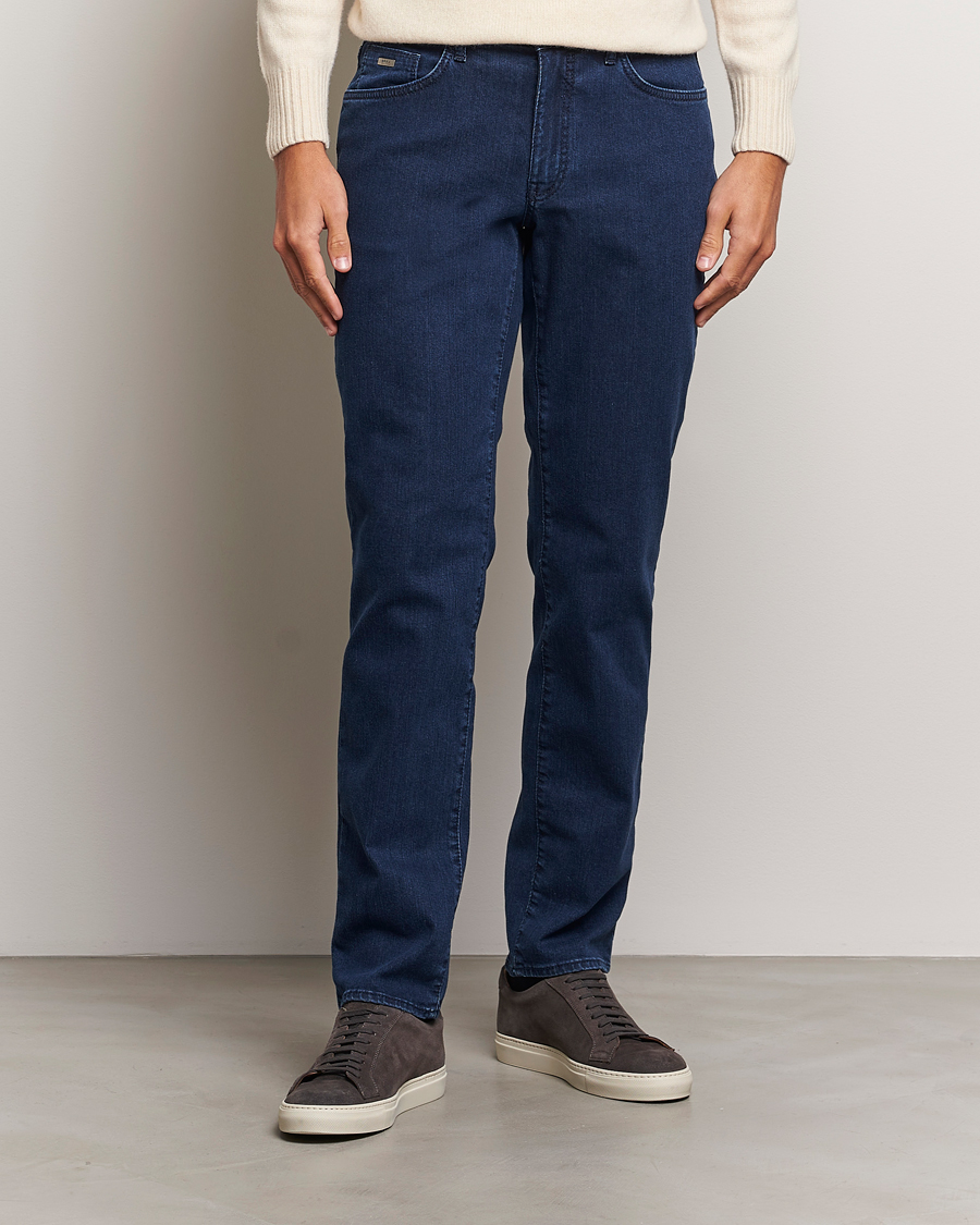 Herre | Klær | Brax | Cadiz Premium Flex Denim Dark Blue