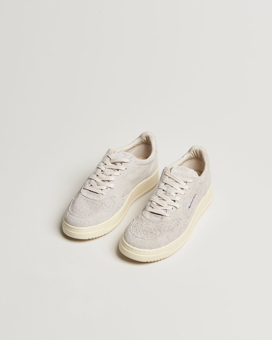 Herre | Autry | Autry | Medalist Low Suede Sneaker White