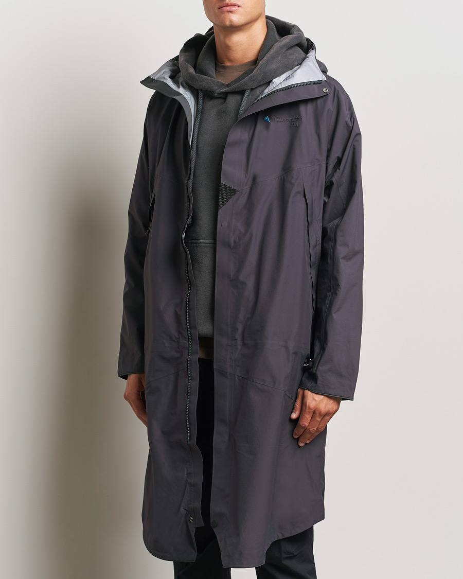 Herre | Vinterjakker | Klättermusen | Syr Waterproof Hood Parka Raven