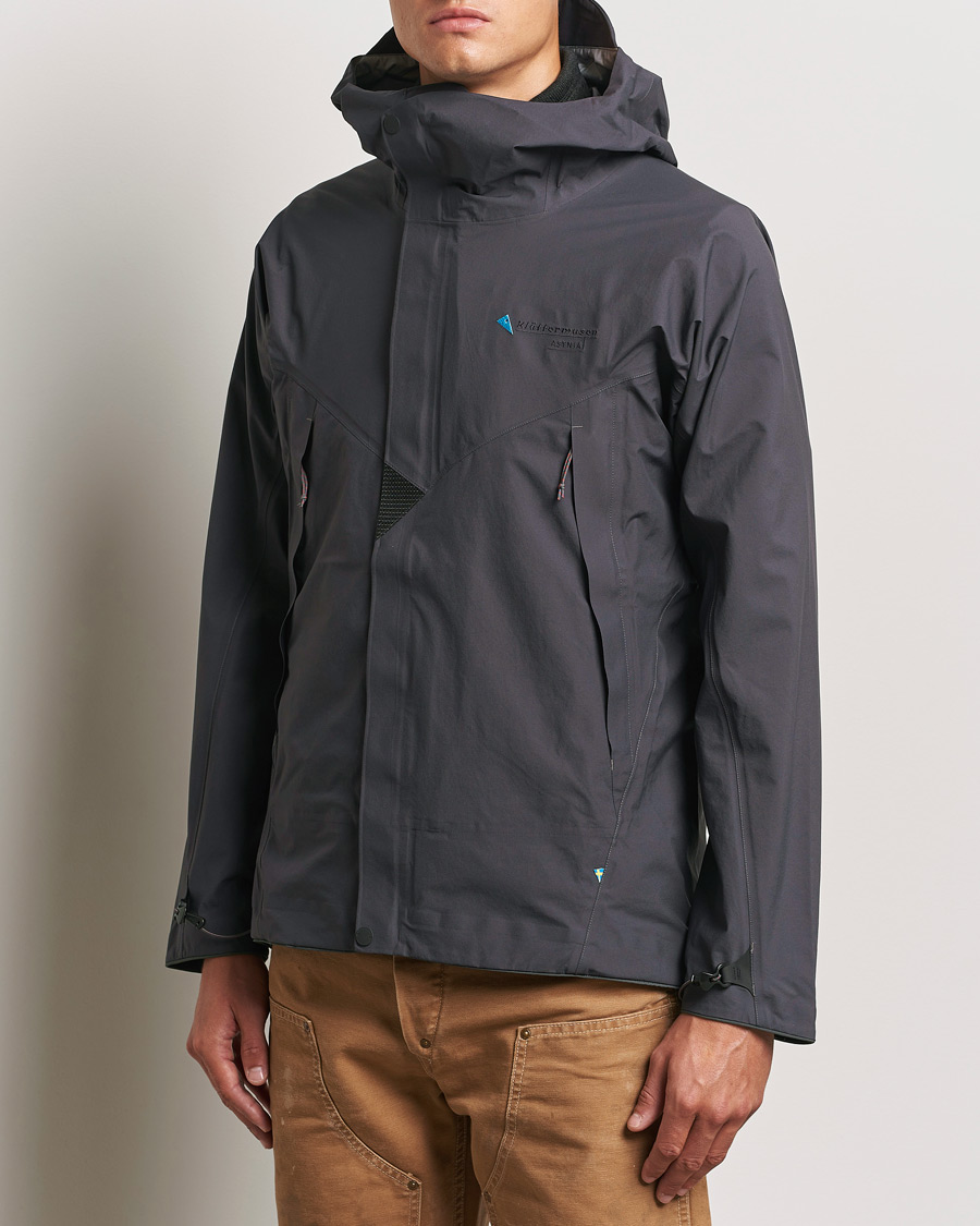 Herre | Vårjakker | Klättermusen | Asynja Lightweight Waterproof Jacket Raven