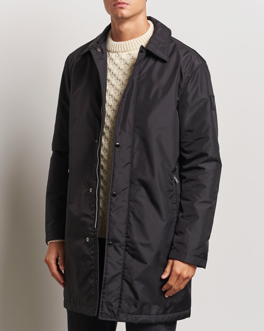 Herre |  | Belstaff | Drill Padded Nylon Coat Black