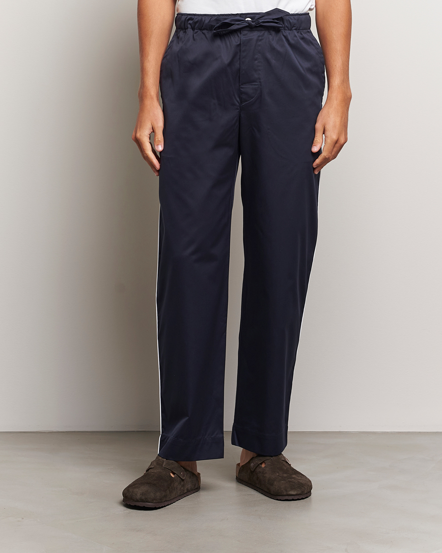 Herre |  | Tekla | Sateen Pyjama Pants Chelsea Navy