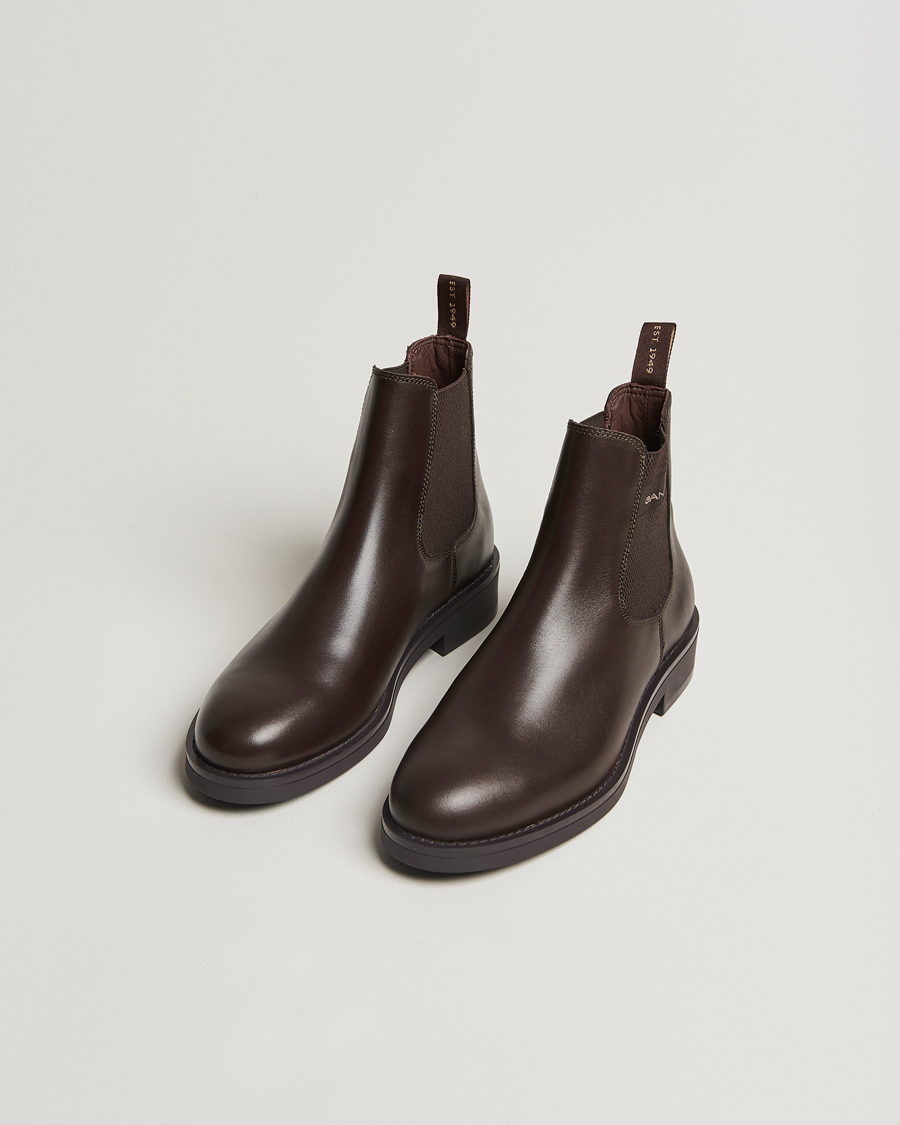 Herre | Chelsea boots | GANT | Prepdale Leather Chelsea Boot Dark Brown