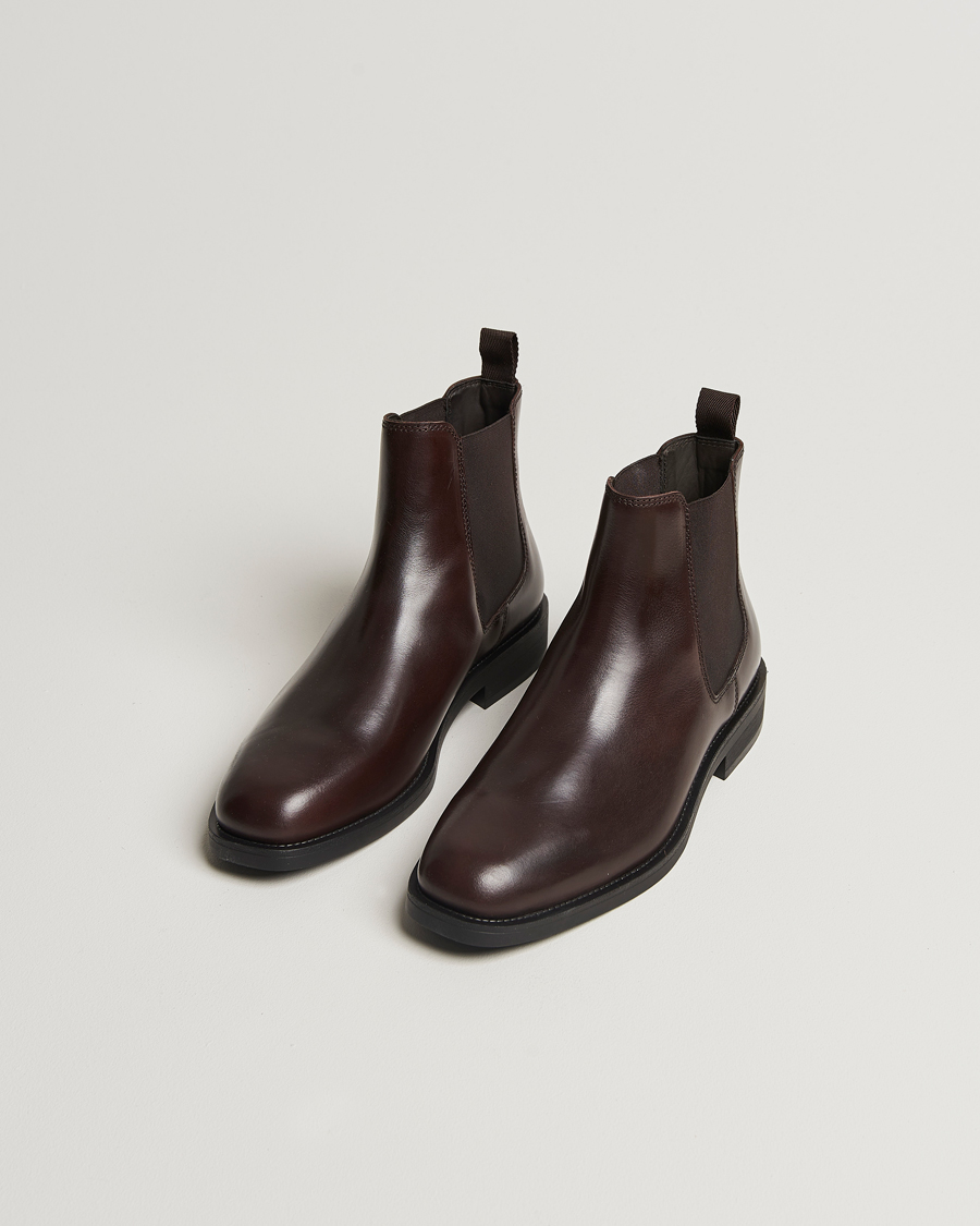 Herre |  | GANT | Rizmood Leather Chelsea Boot Dark Brown