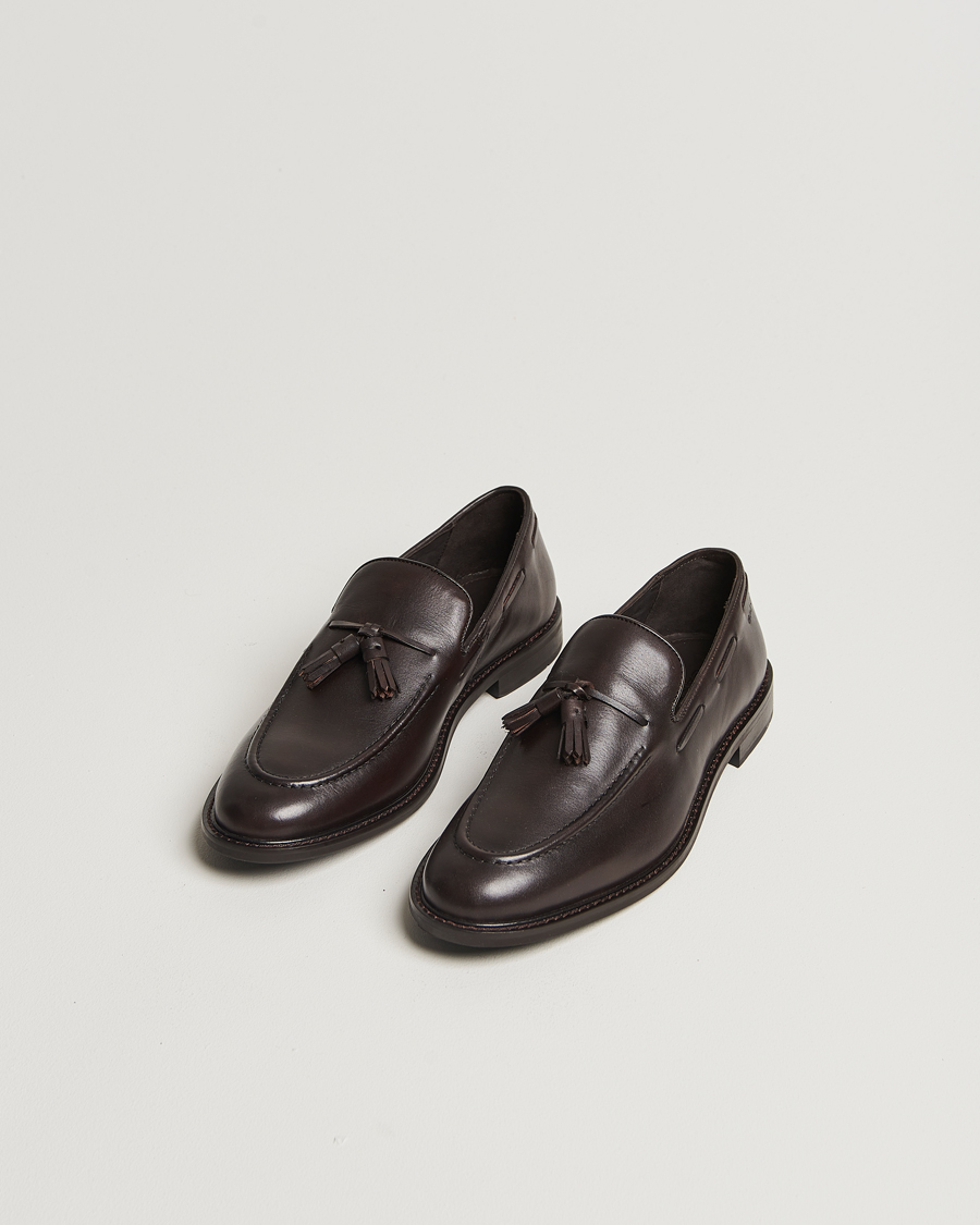 Herre | Loafers | GANT | Lozham Leather Tassle Loafer Dark Brown