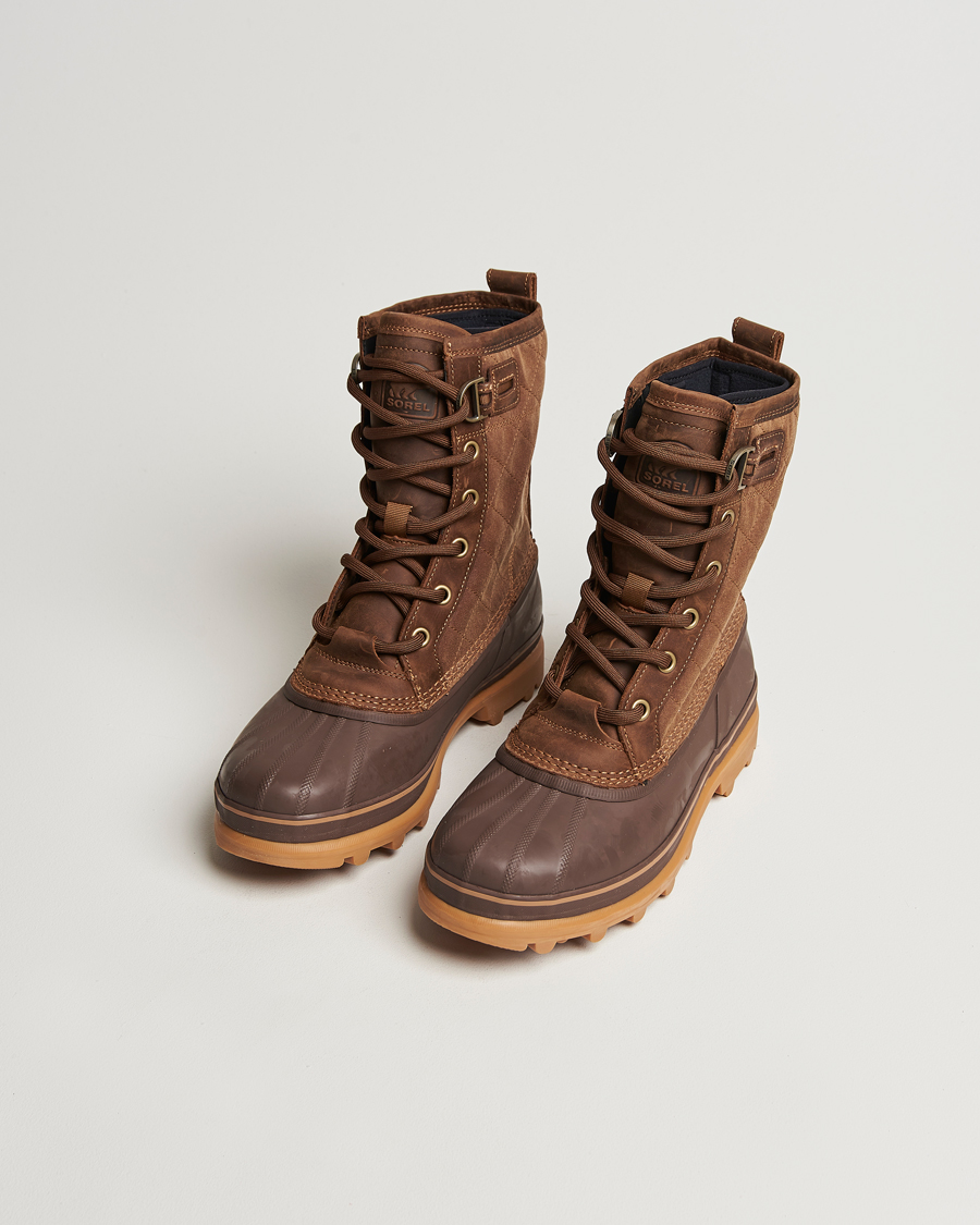 Herre | Turstøvler | Sorel | Caribou Royal WP Canvas Boots Velvet Tan