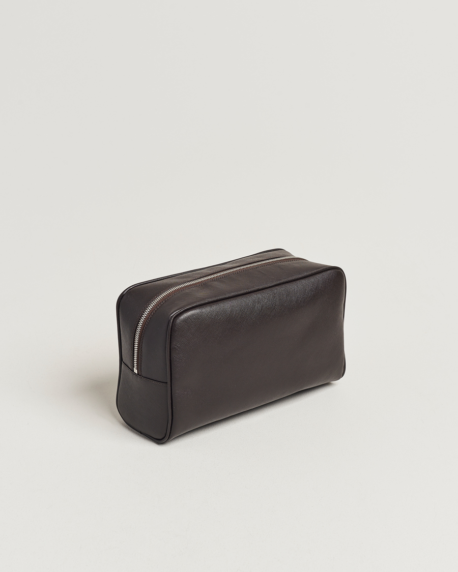 Herre | Toalettmapper | Oscar Jacobson | Grooming Leather Case Forastero Brown