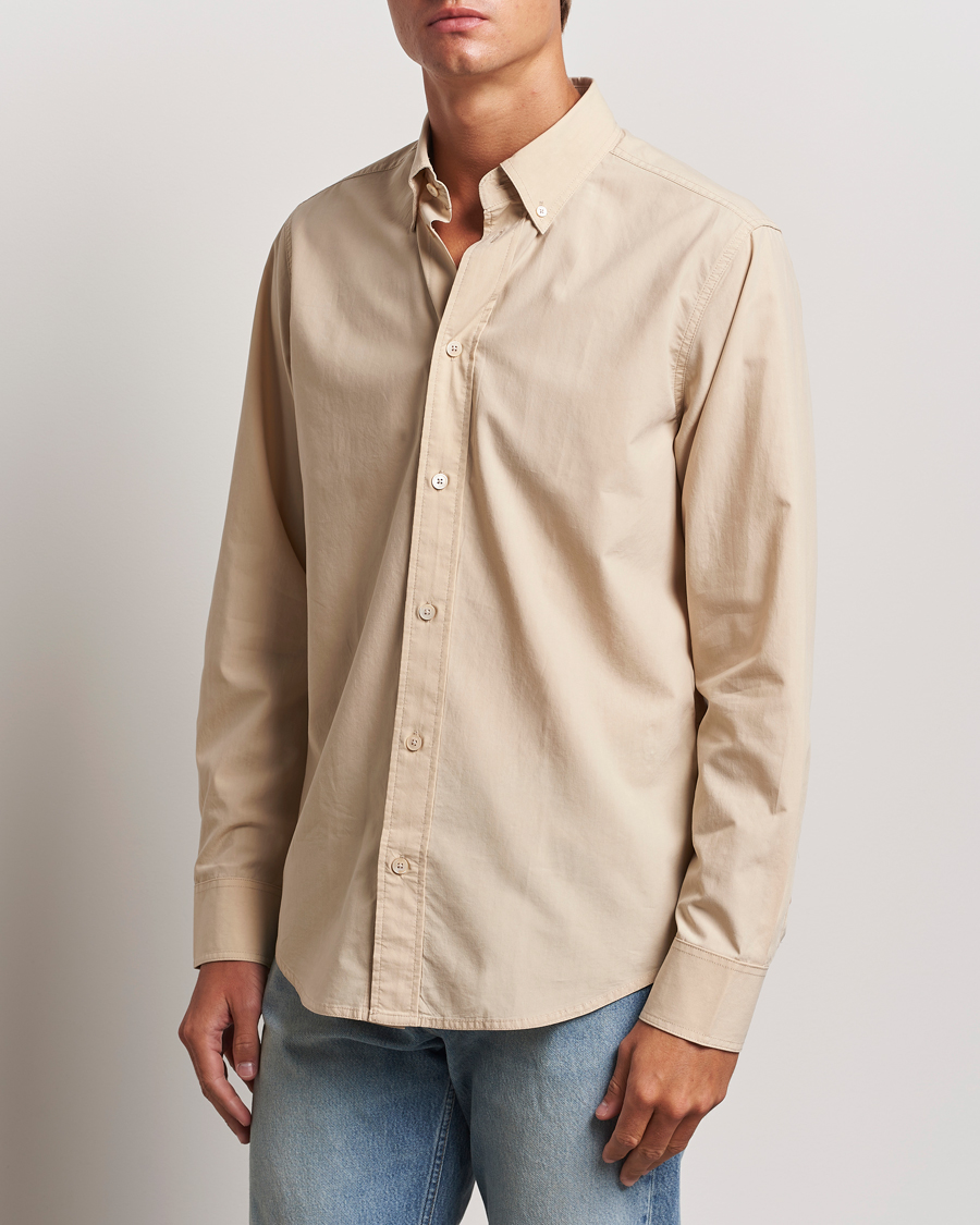 Herre |  | NN07 | Colby Lyocell/Cotton Button Down Shirt White Peppar