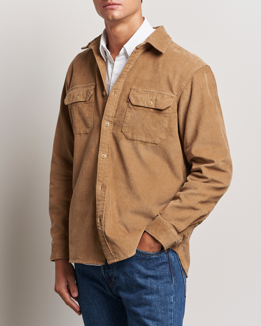 Herre | Skjorter | Levi\'s | Jackson Corduroy Worker Shirt Ermine Brown