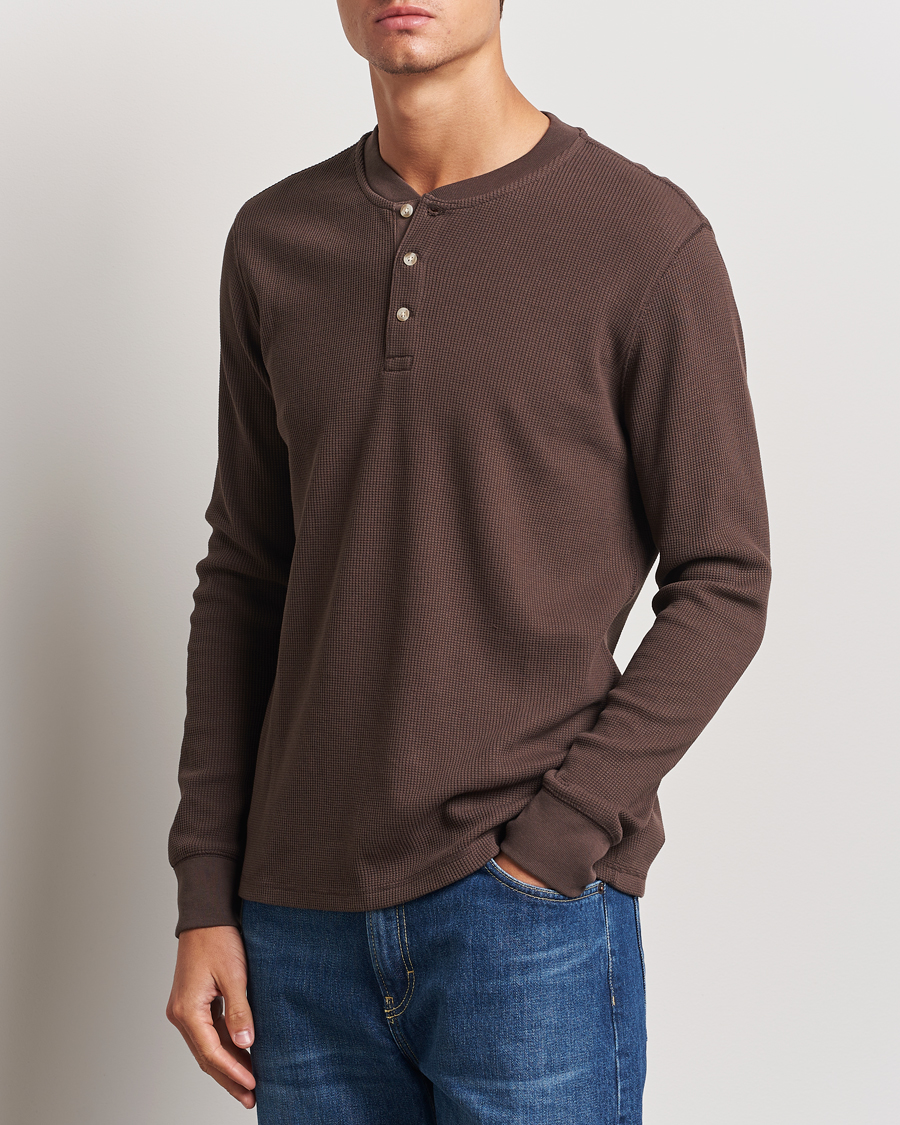 Herre |  | Levi\'s | Thermal Henley Chocolate Brown