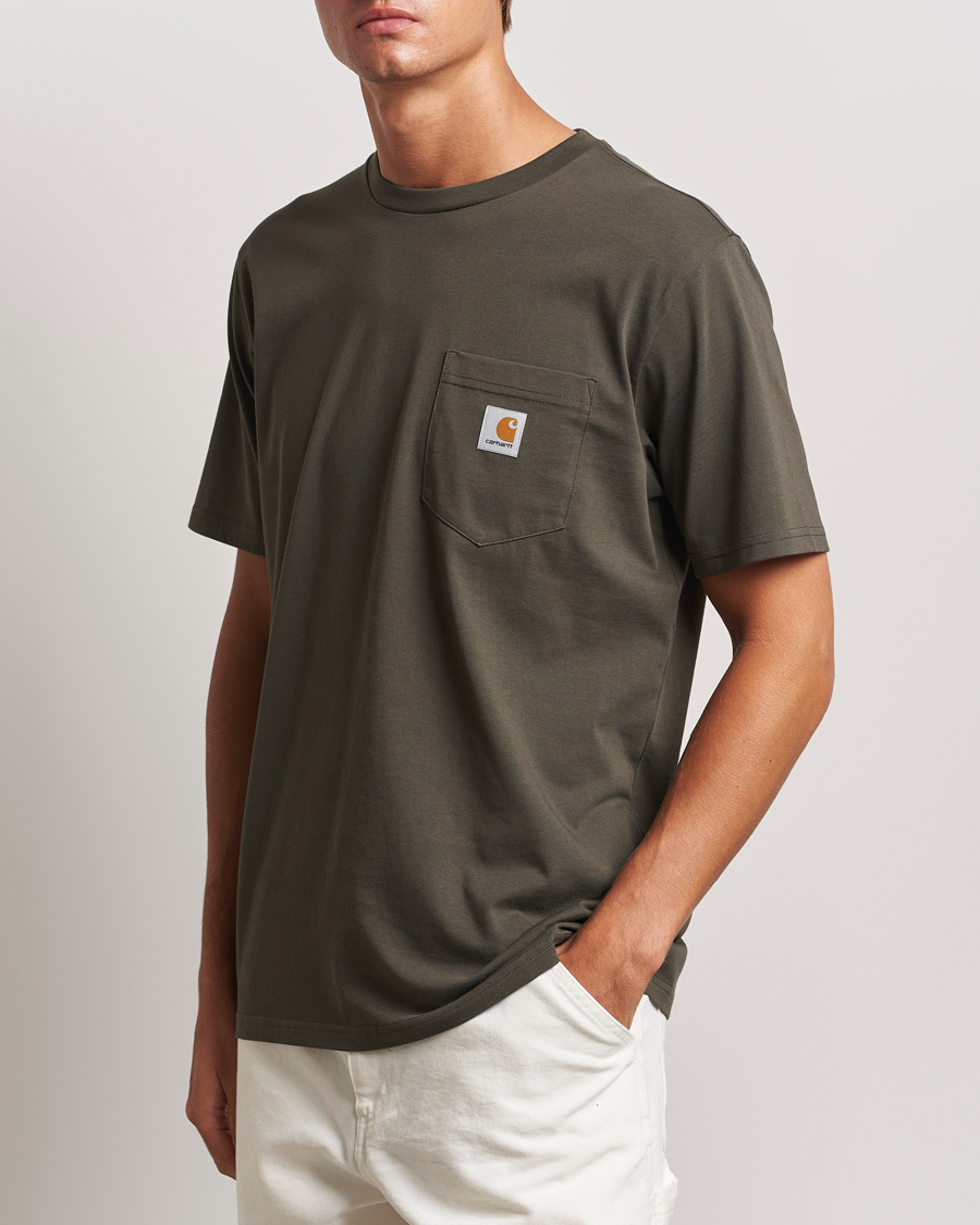 Herre | Kortermede t-shirts | Carhartt WIP | Pocket Cotton T-Shirt Mirage