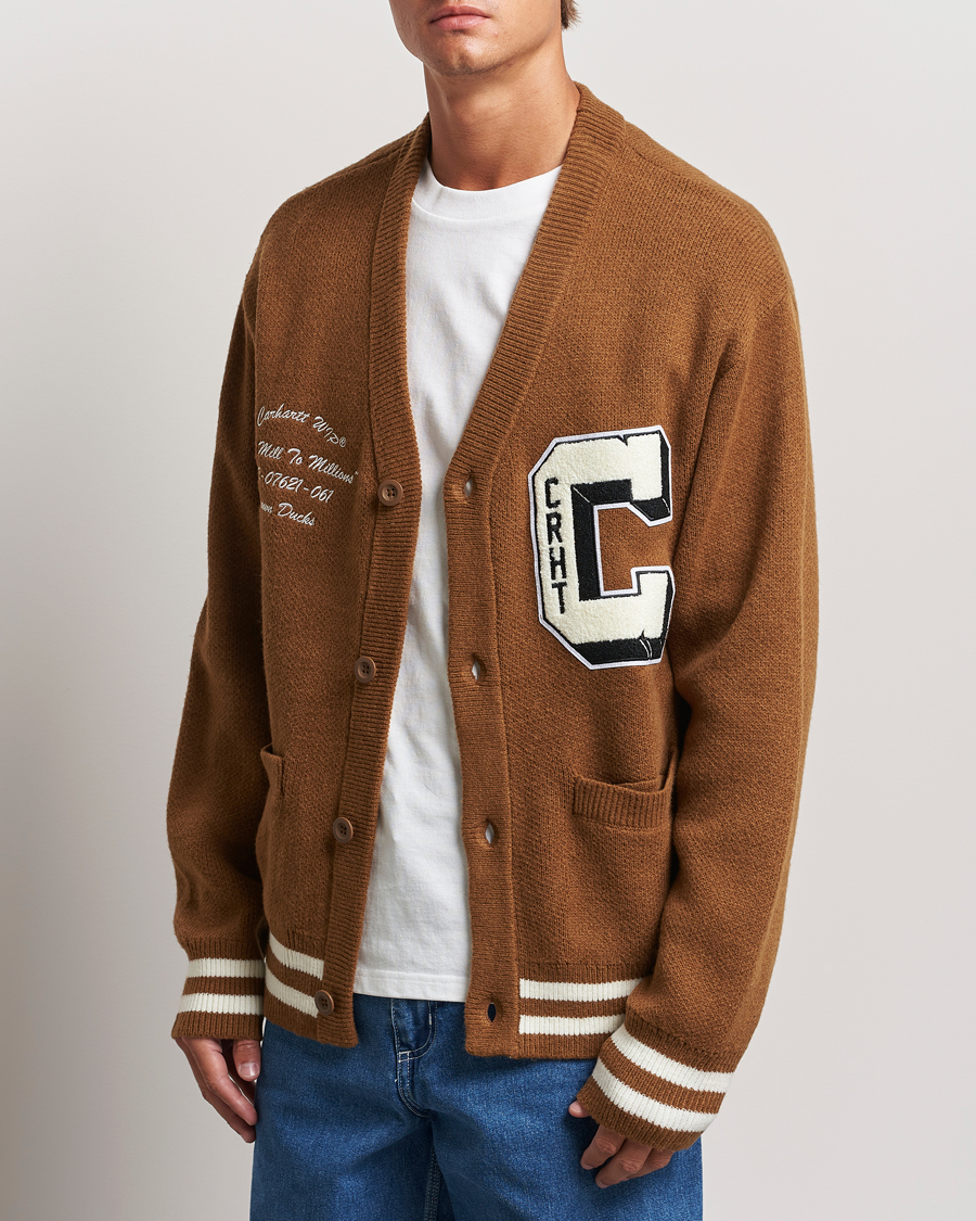 Herre | Gensere | Carhartt WIP | Brown Ducks Cardigan Hamilton Brown