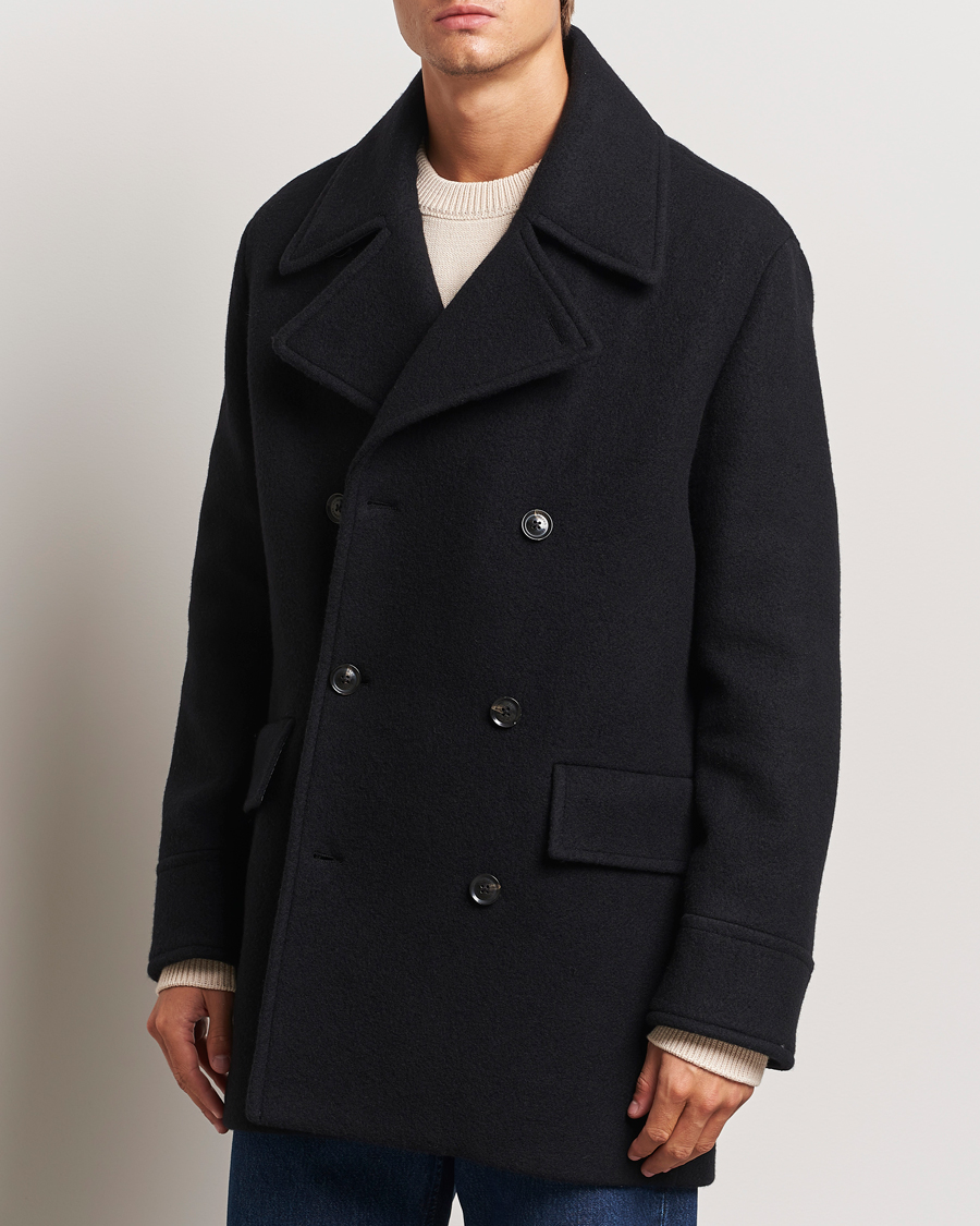 Herre | Avdelinger | J.Lindeberg | Arno Double Breasted Coat Black