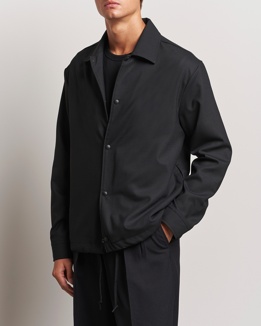 Herre | Avdelinger | J.Lindeberg | Celian Coach Overshirt Black