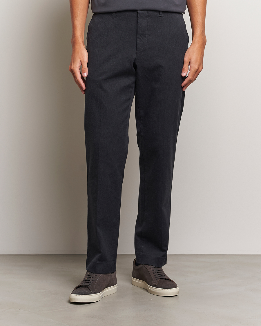 Herre | Avdelinger | J.Lindeberg | Lois Flannel Twill Pants Dark Grey