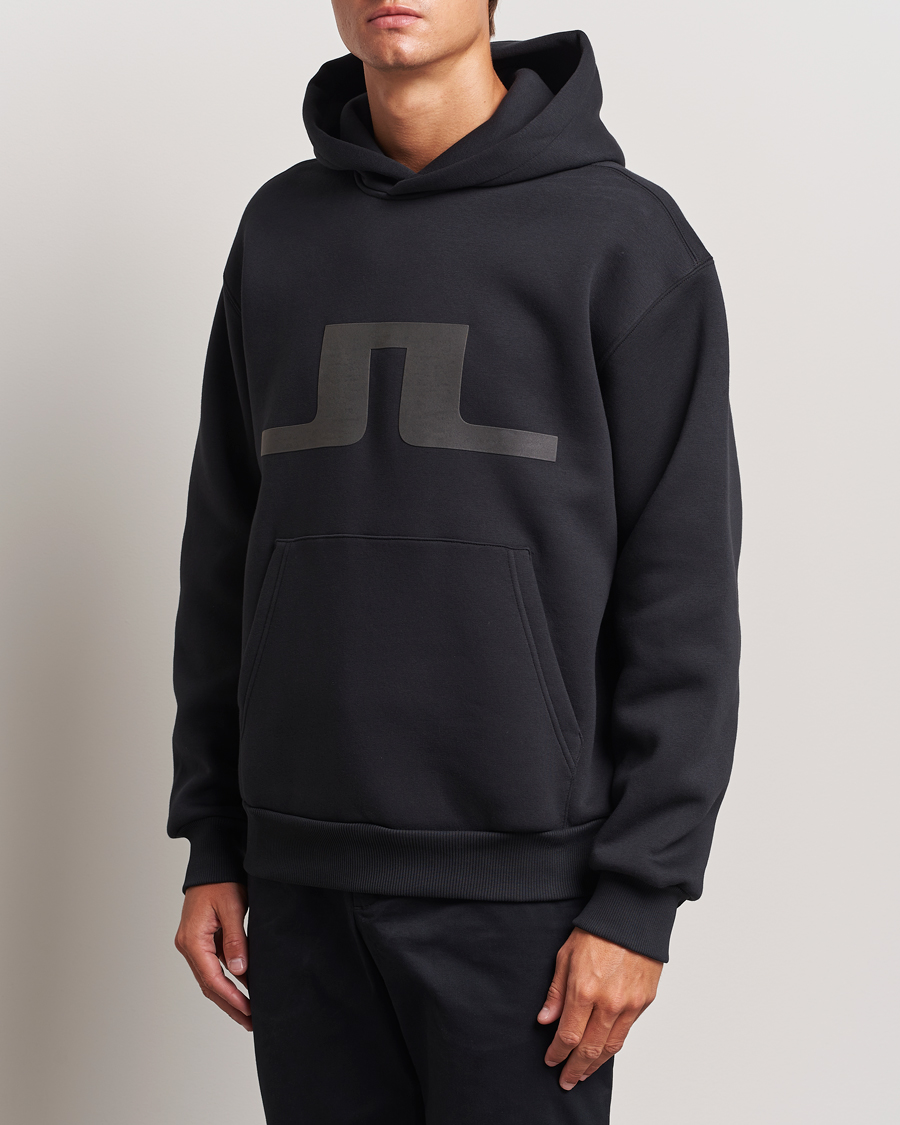 Herre | Avdelinger | J.Lindeberg | Karson Graphic Hoodie Black