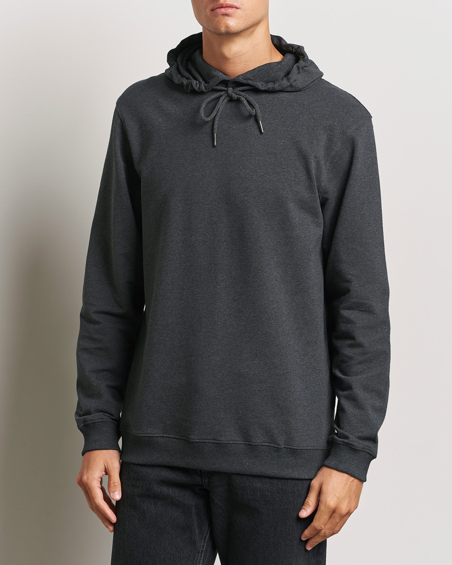 Herre |  | Bread & Boxers | Loungewear Hoodie Dark Grey Melange