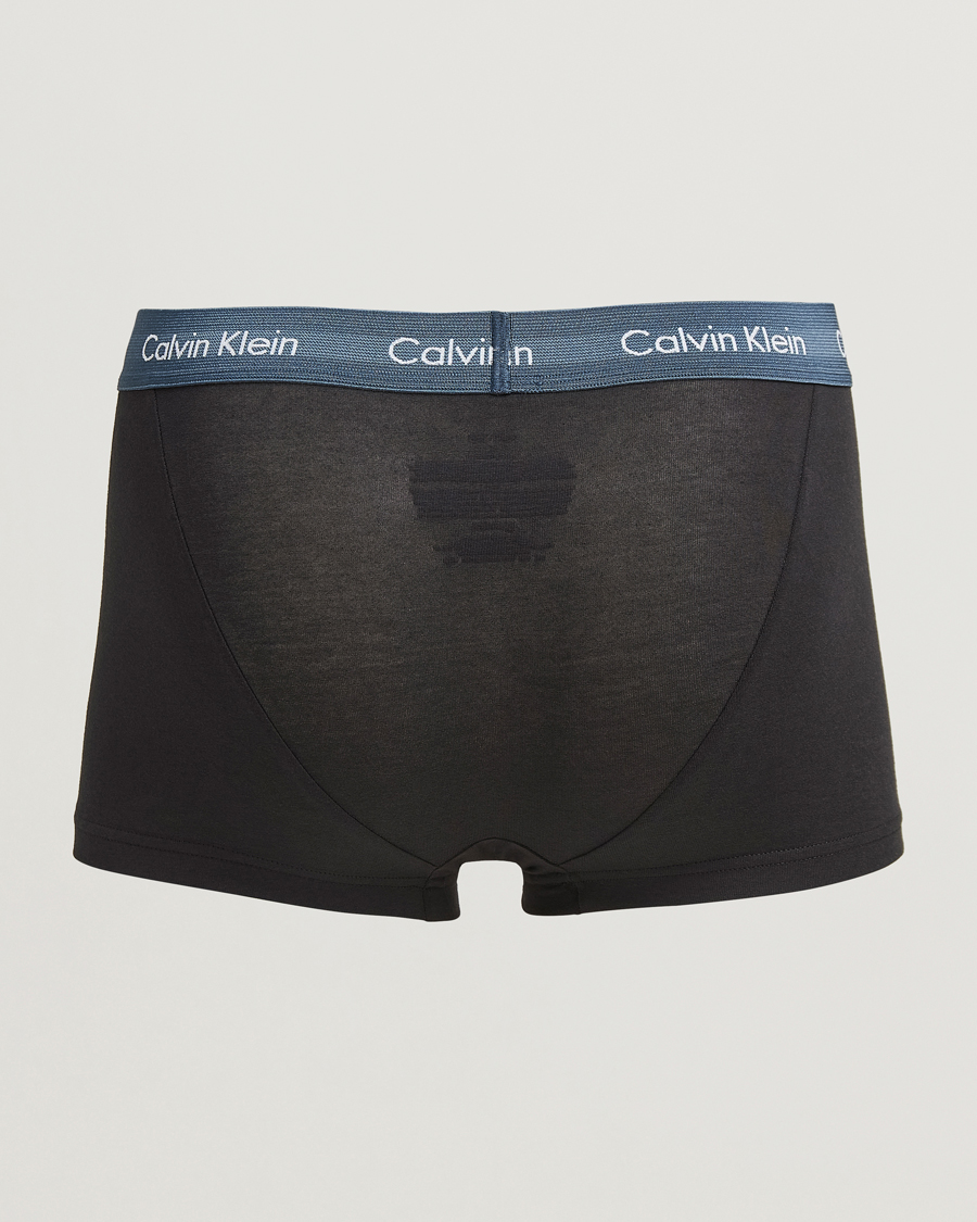 Herre |  | Calvin Klein | Cotton Stretch 3-Pack Low Rise Trunk Black