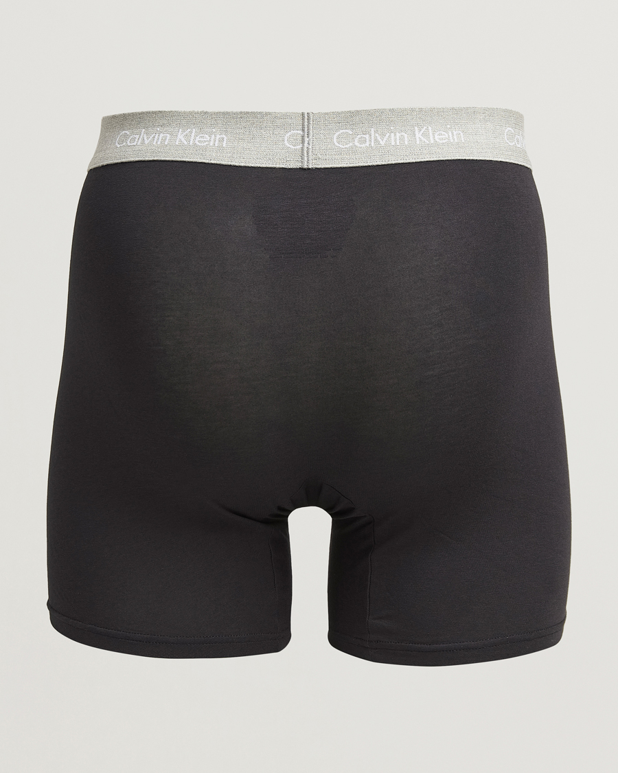 Herre |  | Calvin Klein | Cotton Stretch 3-Pack Boxer Brief Black