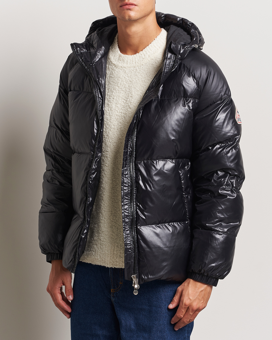 Herre | Moderne jakker | Pyrenex | Sten Hooded Puffer Jacket Black