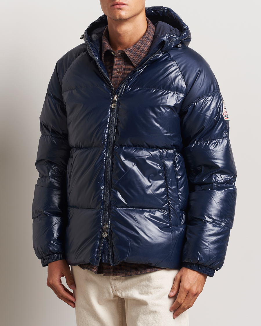 Herre | Boble- og Dunjakker | Pyrenex | Sten Hooded Puffer Jacket Amiral