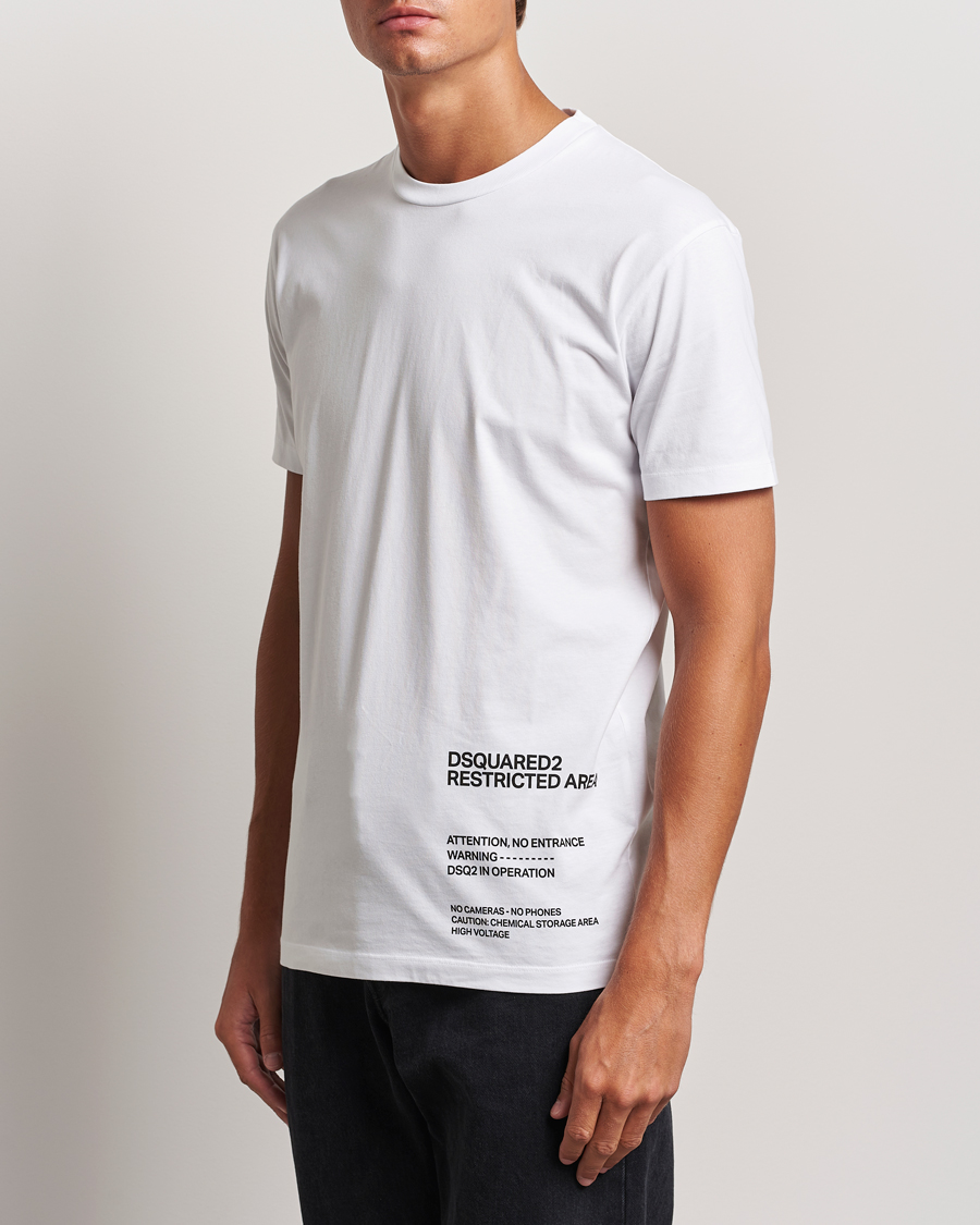 Herre |  | Dsquared2 | Cool Fit T-Shirt White