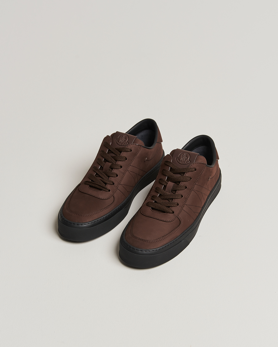 Herre | Sneakers med lavt skaft | Moncler | Monclub Sneakers Brown Suede