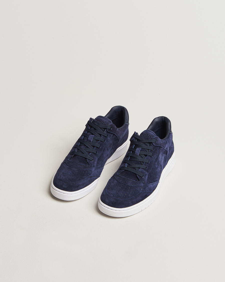 Herre |  | Polo Ralph Lauren | Polo Court Sneaker Navy Suede