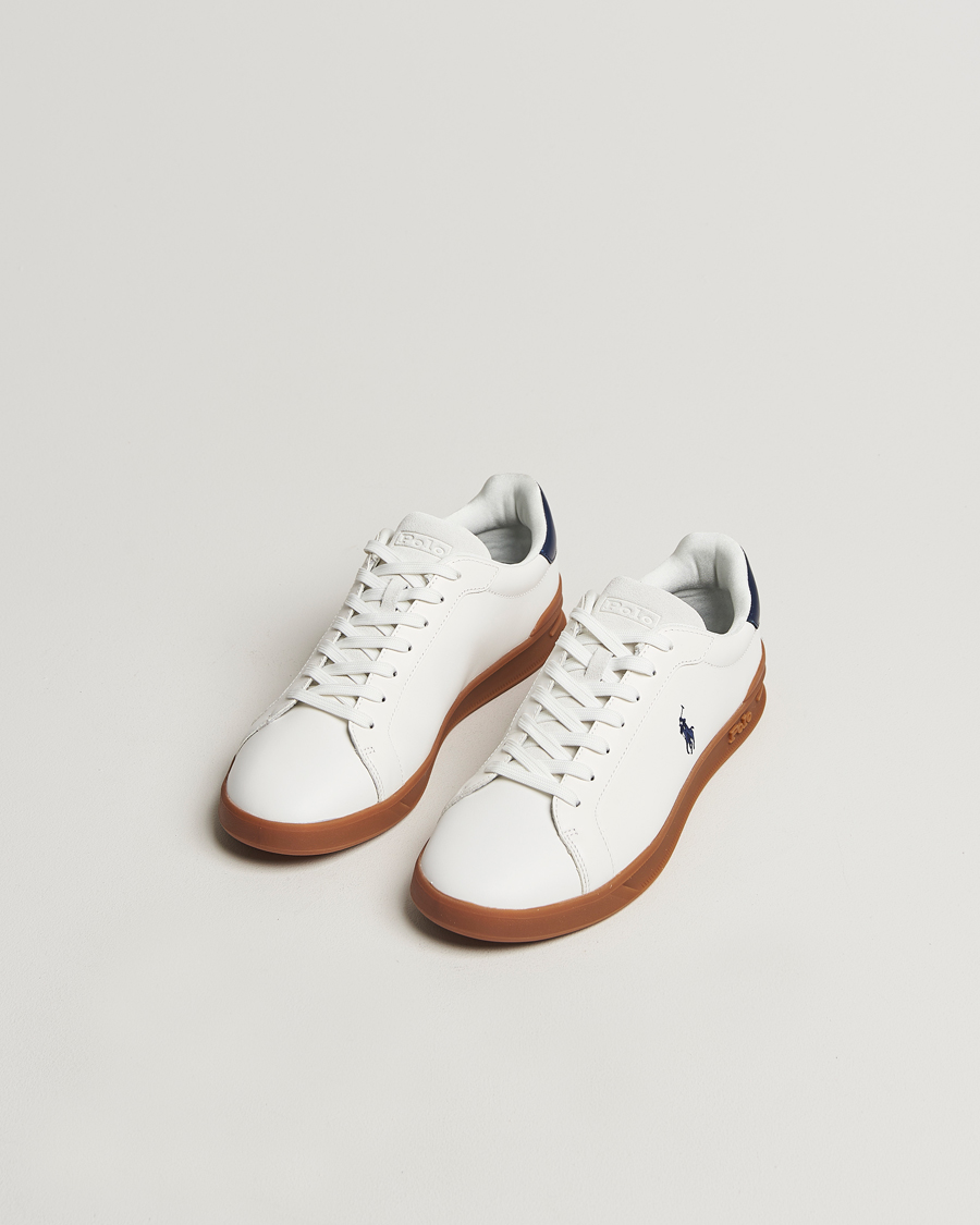 Herre |  | Polo Ralph Lauren | Heritage Count II Low Sneaker Deckwash White/Navy