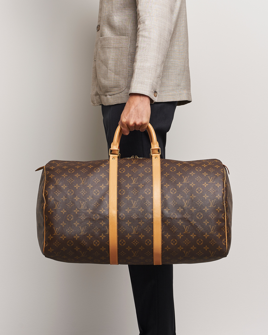 Herre | Pre-owned Assesoarer | Louis Vuitton Pre-Owned | Keepall 55 Bag Monogram 