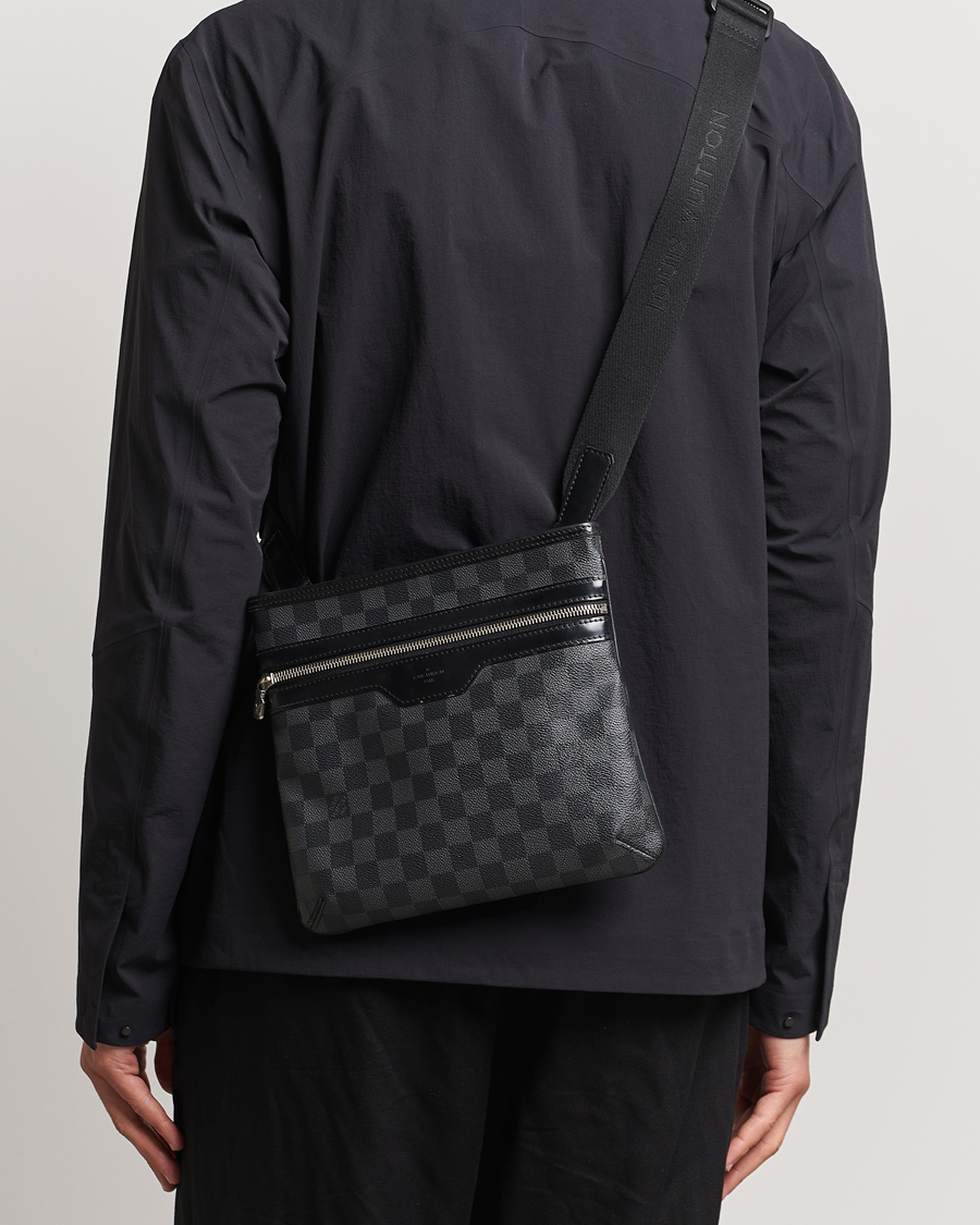 Herre | Pre-owned Assesoarer | Louis Vuitton Pre-Owned | Thomas Messenger Bag Damier Graphite 