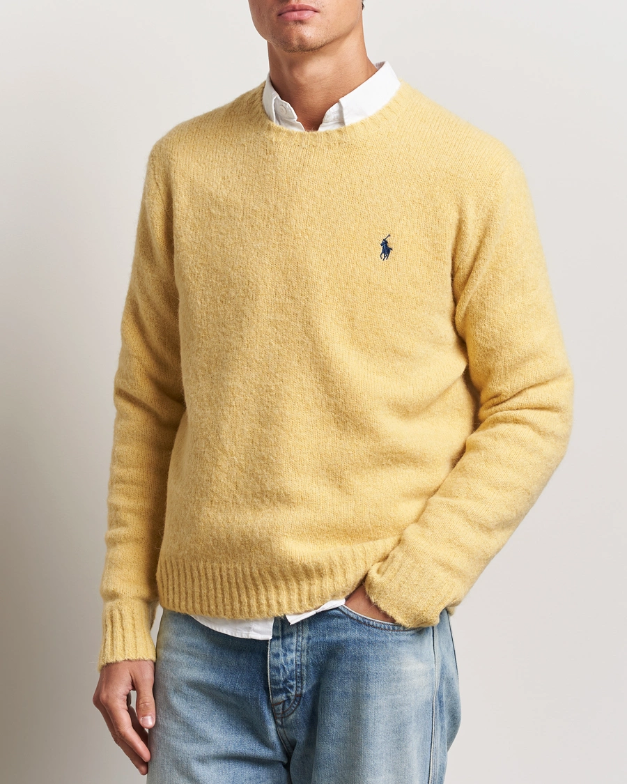 Herre |  | Polo Ralph Lauren | Alpaca Crew Neck Sweater Shetland Yellow