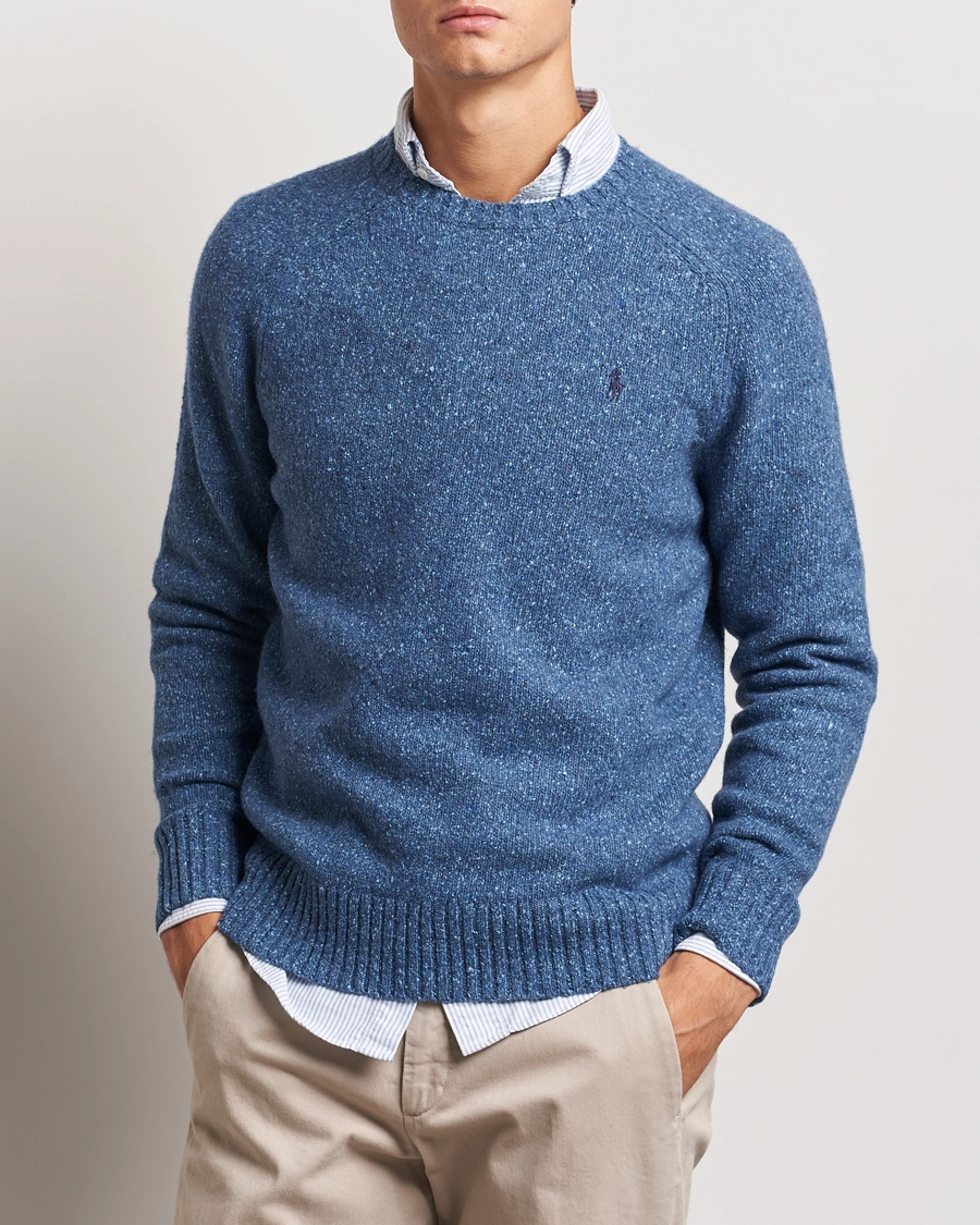 Herre |  | Polo Ralph Lauren | Donegal Sweater Chambrey Blue