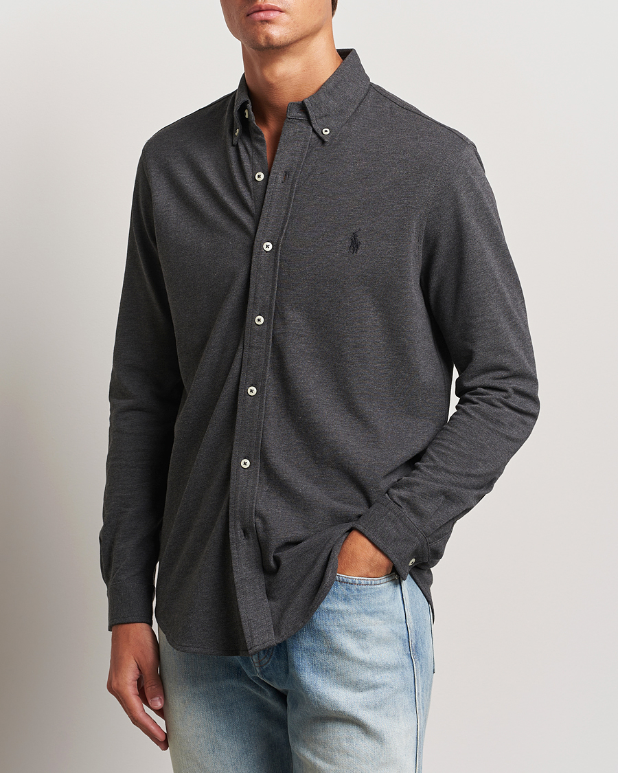 Herre |  | Polo Ralph Lauren | Featherweight Mesh Shirt Windsor Heather