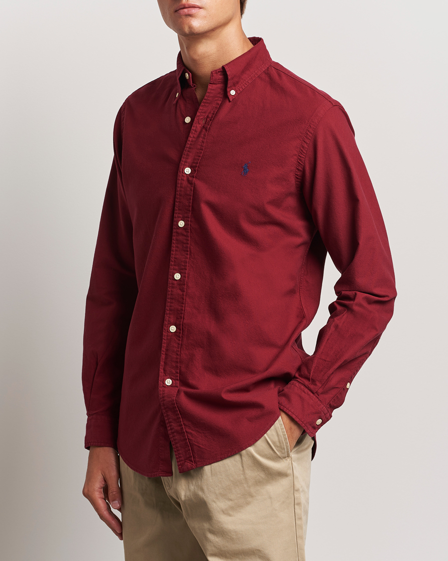 Herre |  | Polo Ralph Lauren | Custom Slim Fit Oxford Shirt Red Carpet