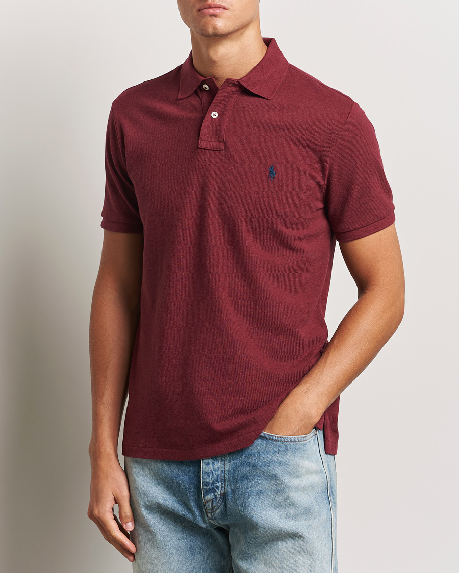 Herre |  | Polo Ralph Lauren | Custom Slim Fit Polo Vintage Port Heather