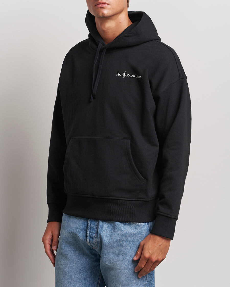 Herre |  | Polo Ralph Lauren | Heavy Fleece Hoodie Polo Black