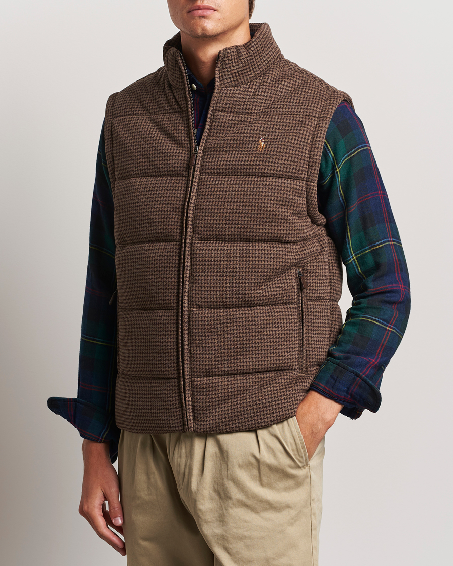 Herre |  | Polo Ralph Lauren | Quilted Vest Cedar Heather Dogtooth