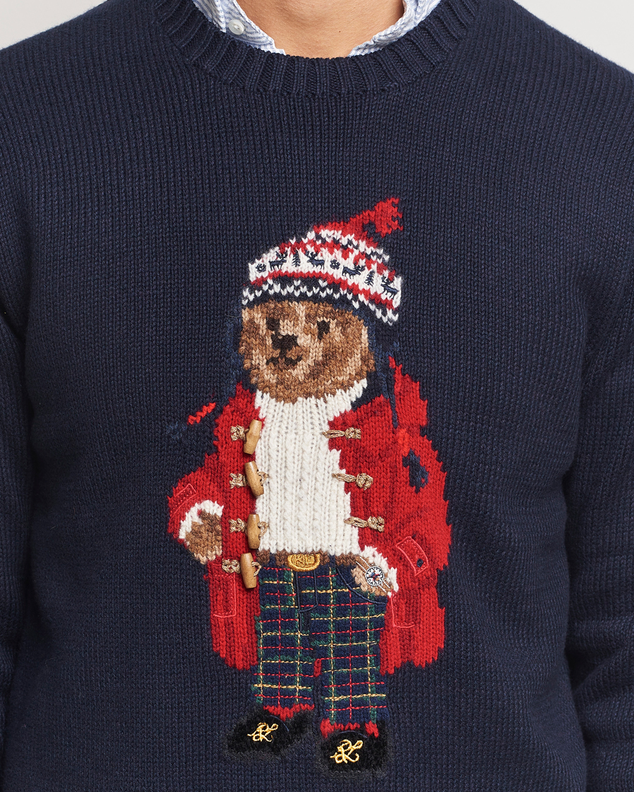 Polo Ralph Lauren Holiday Bear Sweater RL Navy