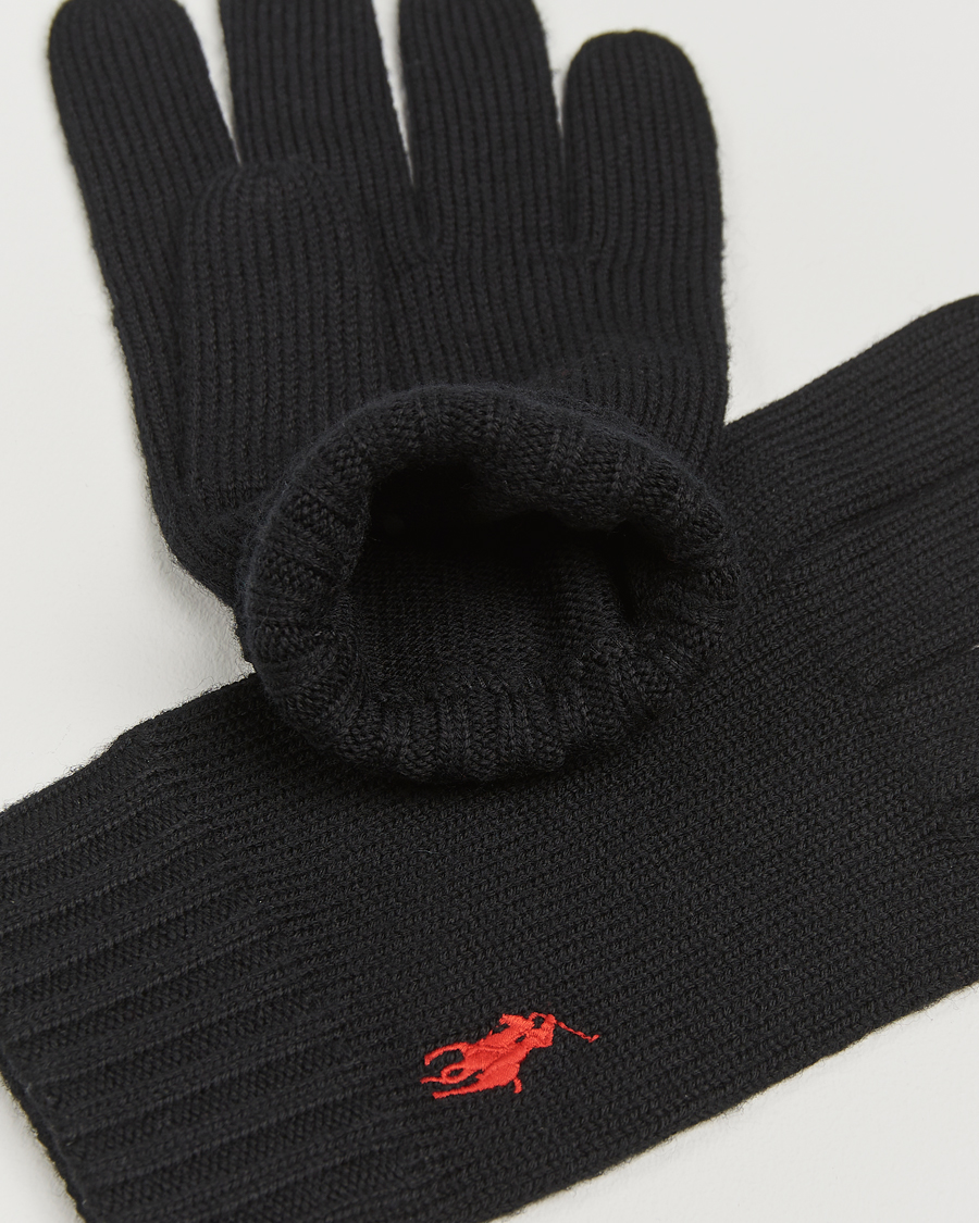 Herre |  | Polo Ralph Lauren | Merino Gloves Polo Black