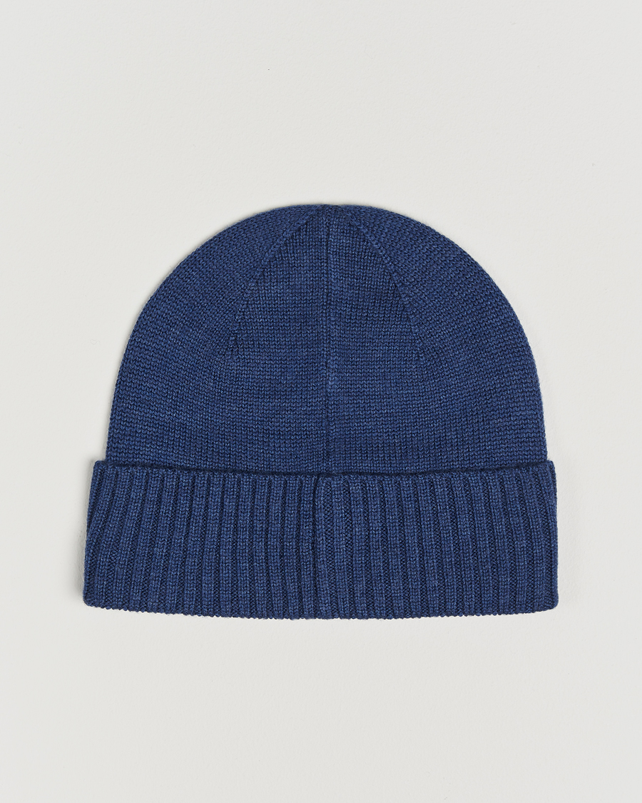 Herre |  | Polo Ralph Lauren | Merino Beanie Rustic Navy Heather