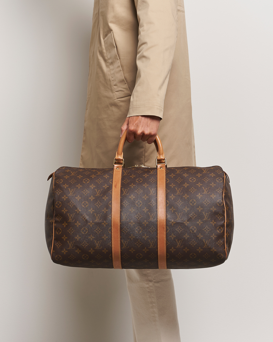 Herre | Pre-owned Assesoarer | Louis Vuitton Pre-Owned | Keepall 50 Bag Monogram 