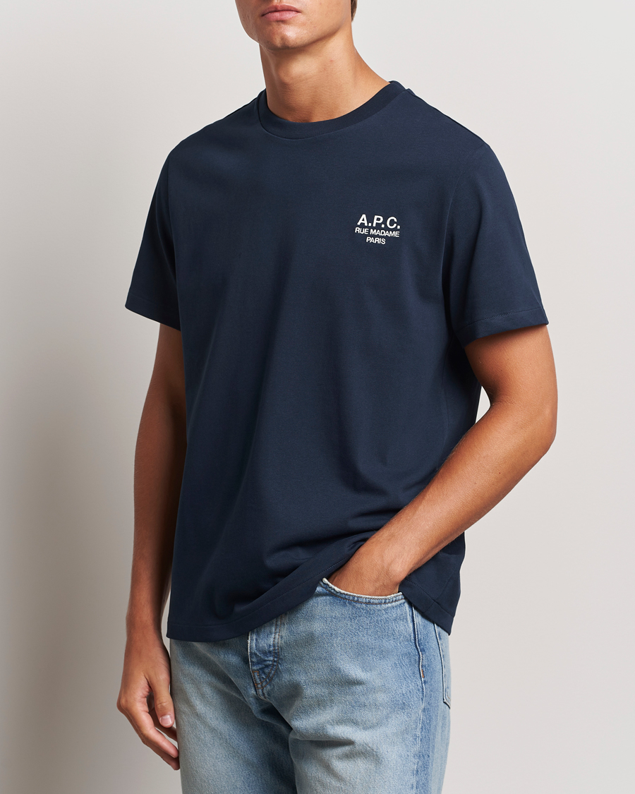 Herre |  | A.P.C. | Rue Madame T-Shirt Dark Navy