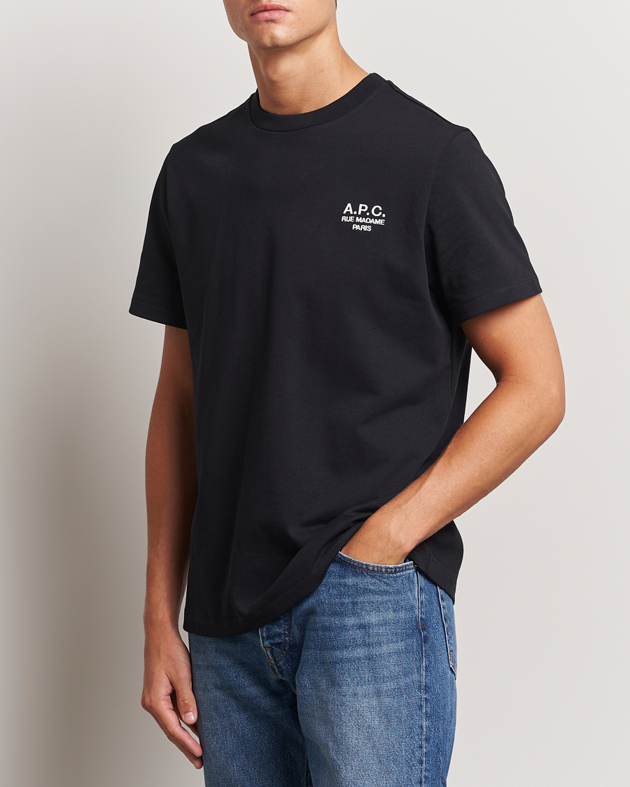 Herre | Svarte t-skjorter | A.P.C. | Rue Madame T-Shirt Black