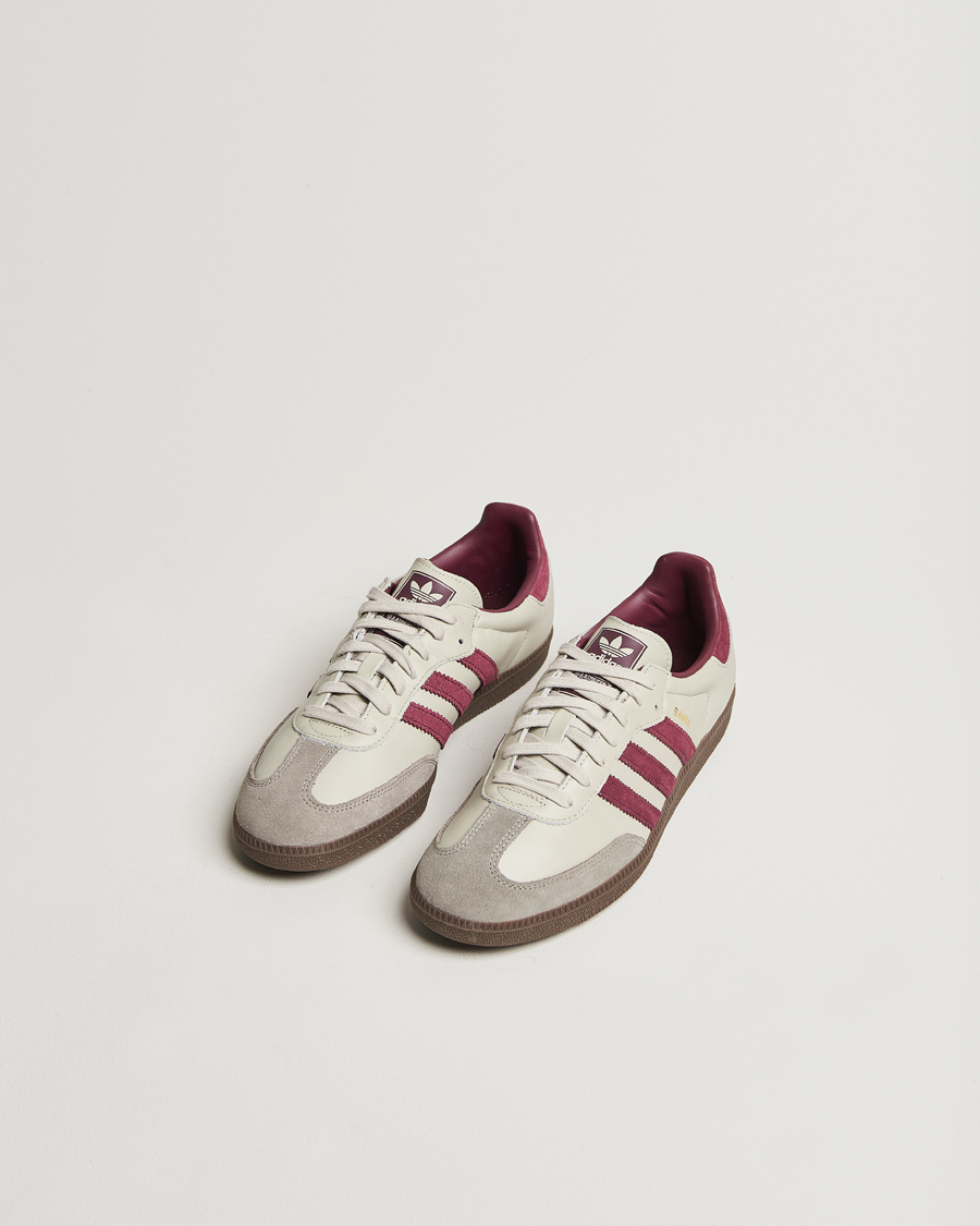 Herre |  | adidas Originals | Samba Original Sneaker Beige/Wine